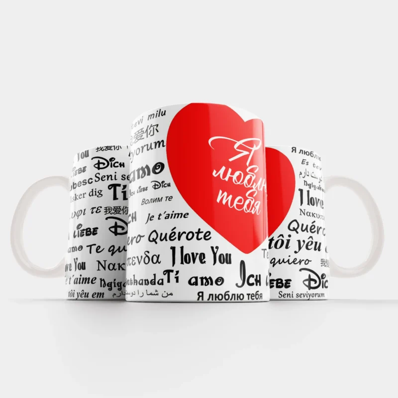 Кружка Я люблю тебя — подарок для девушке Эстония