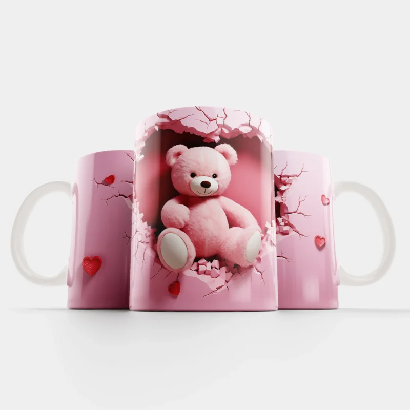 Кружка Медвежонок — подарок на день влюбленных Эстония