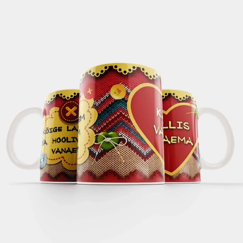 Mu armsa vanaema sünnipäevaks kruus