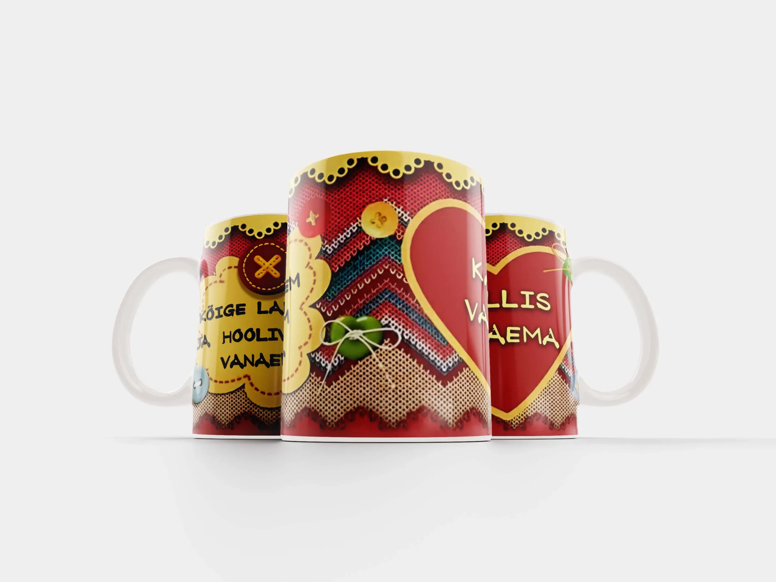 Mu armsa vanaema sünnipäevaks kruus