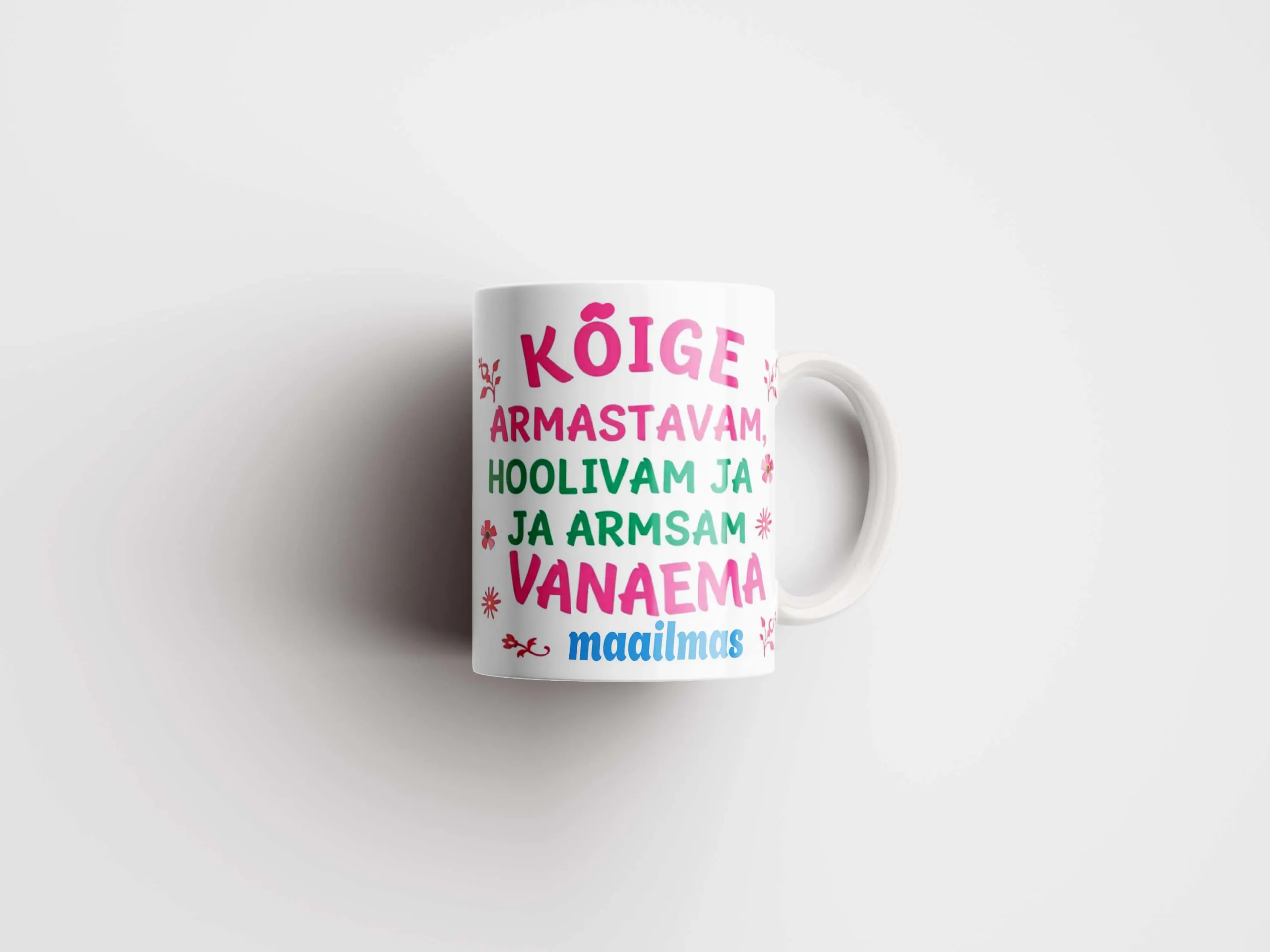 Personaalne kingitus vanaemale tass