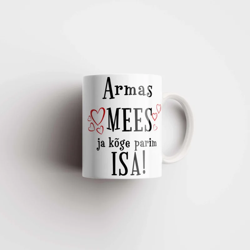 Armas mees ja kõige parem isa tass